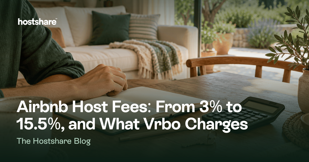 Airbnb Host Fees: From 3% to 15.5%, and What Vrbo Charges | Hostshare